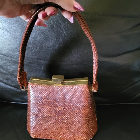 1940's Snakeskin Purse - Picture 12 of 12